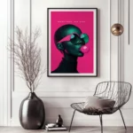 Poster moderne magenta Bubble-pops-gum-stays