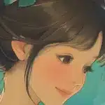 Affiche Thé japonais retro zoom