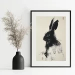 Affiche japan rabit