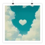 Affiche love cloud