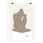 Affiche Maillol minimaliste