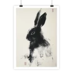 Affiche japan rabit