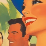 Affiche Spritz retro zoom