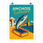 Poster Anchois de collioure
